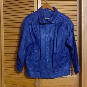 Very nice leather jacket from my closet vintage style